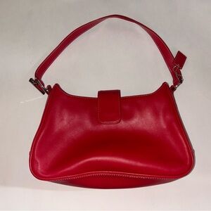 Casual Corner Vibrant Red Shoulder Bag